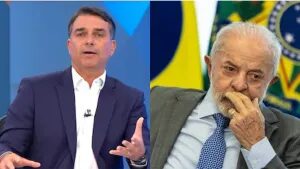 Flávio apresenta notícia-crime contra Lula por relação com Vorcaro