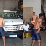 Homem leva cintada forte nas costas por R$ 150 em desafio e vídeo viraliza