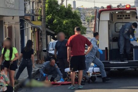 Idosa de 82 anos morre atropelada por PM ao atravessar a rua em Penápolis