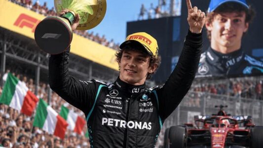 Kimi Antonelli faz história e vence GP da Itália em Monza