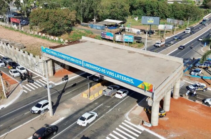 Prefeitura libera segunda via lateral da Avenida Leste-Oeste no trecho sobre a Avenida Castelo Branco
