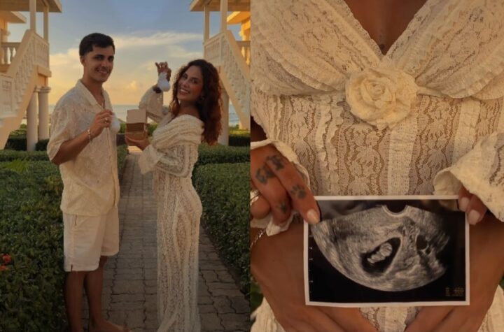Tati Zaqui anuncia gravidez duas semanas após ser pedida em casamento