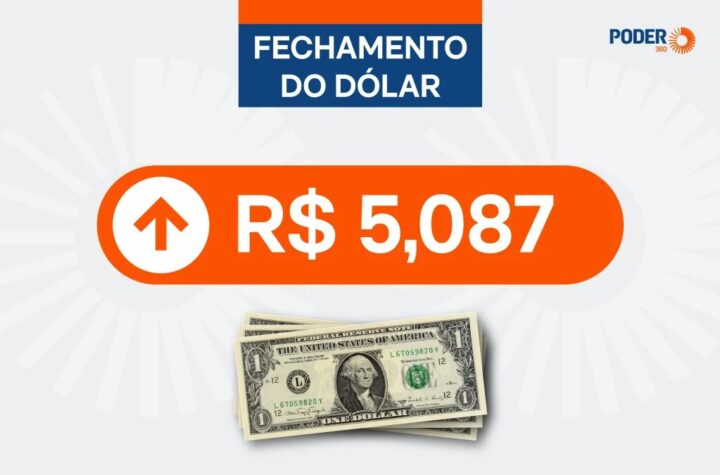 Bolsa cai 1% e dólar sobe para R$ 5,087 com pesquisas do 2º turno