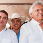 Caiado e Vilela declaram apoio a Flávio Bolsonaro e se reúnem com o candidato em Goiânia nesta terça (6)