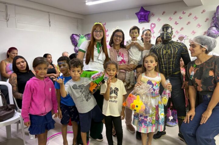 HEMNSL recebe filhos dos colaboradores em comemoração ao Dia das Crianças