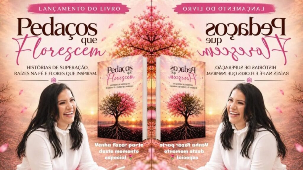 Livro “Pedaços que Florescem” reúne histórias de mulheres que transformaram dor em propósito