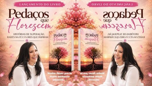 Livro “Pedaços que Florescem” reúne histórias de mulheres que transformaram dor em propósito