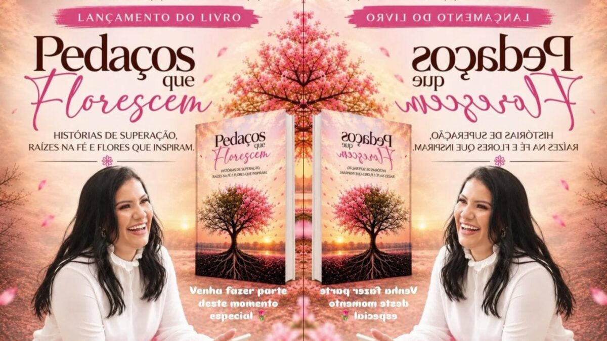 Livro “Pedaços que Florescem” reúne histórias de mulheres que transformaram dor em propósito