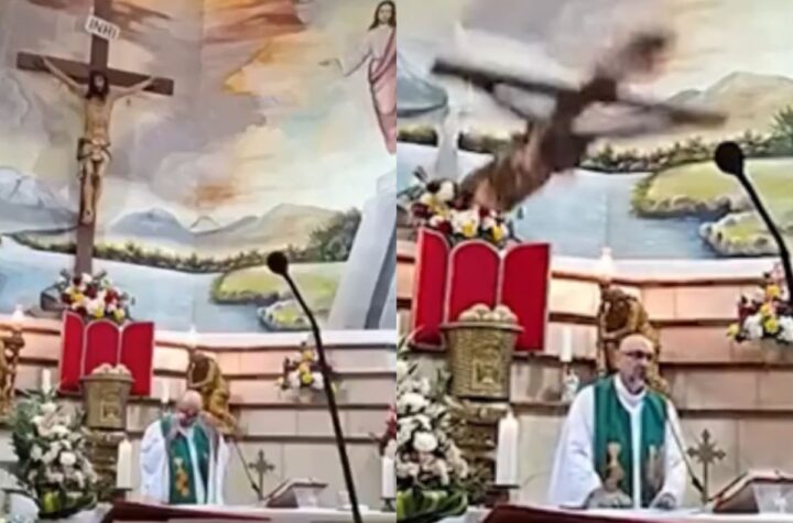 Padre morre após ser atingido por cruz durante missa no Equador