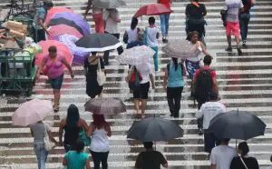 Sudeste pode ter chuva forte e granizo nesta quinta-feira