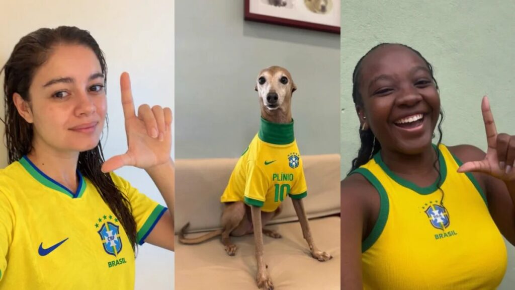 Verde Amarelo é nosso: veja fotos da campanha convocada por Janones